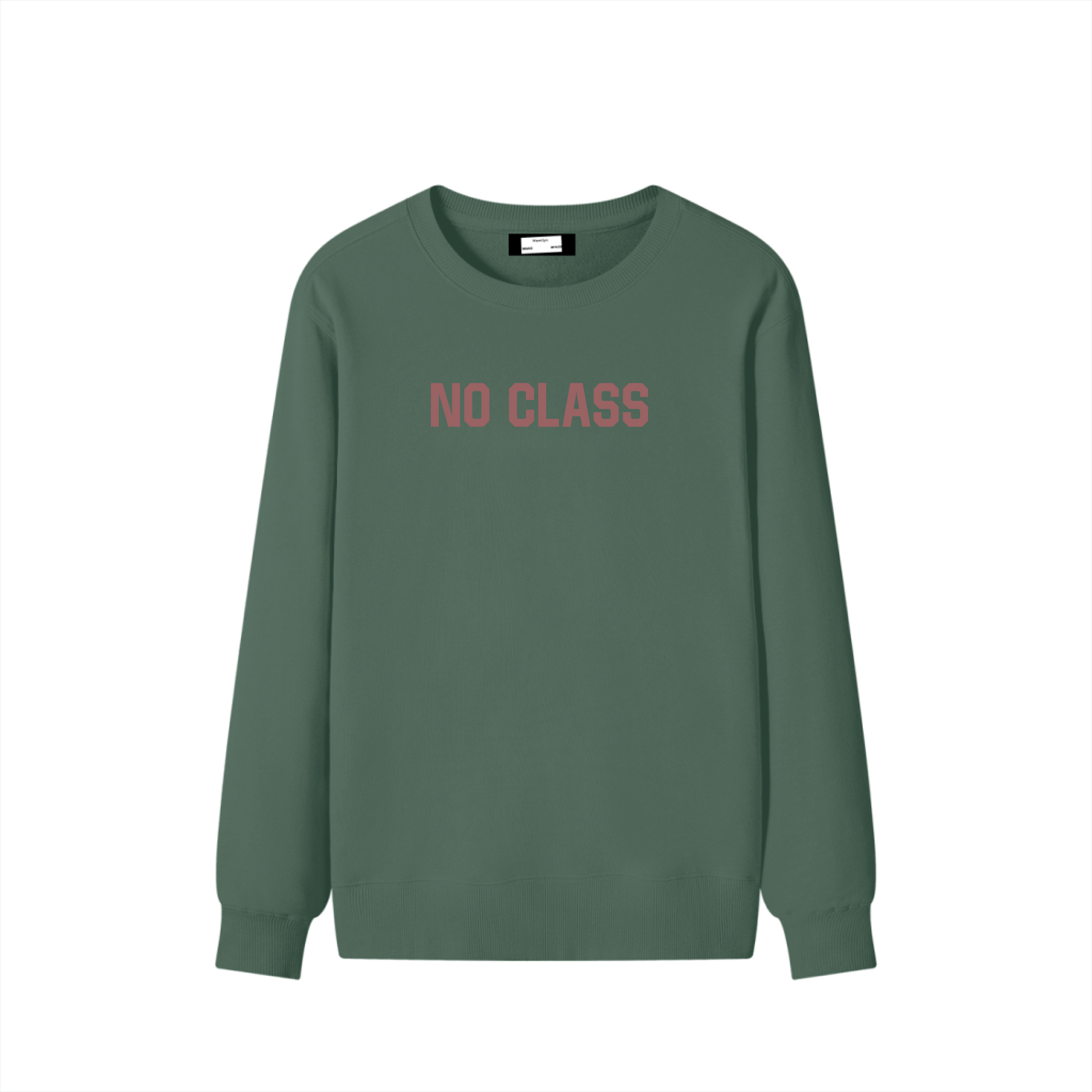 No Class Green Crew (Mid-weight 300gsm)